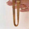 Trendy Gold Plated Mesh Chain - DippedShop Wholesale - #4643