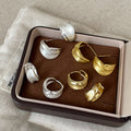 Minimalist Irregular Hoop Earrings - DippedShop Wholesale - #4003