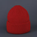 Simple Solid Warm Cuffed Ribbed Knit Beanie 6W6HAT687