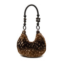 Trendy Soft Plush Deer Print Shoulder Bag 6W10BBG2373