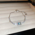 Chic Gold Plated Colorful Zircon Adjustable Bracelet 6W6JBR718