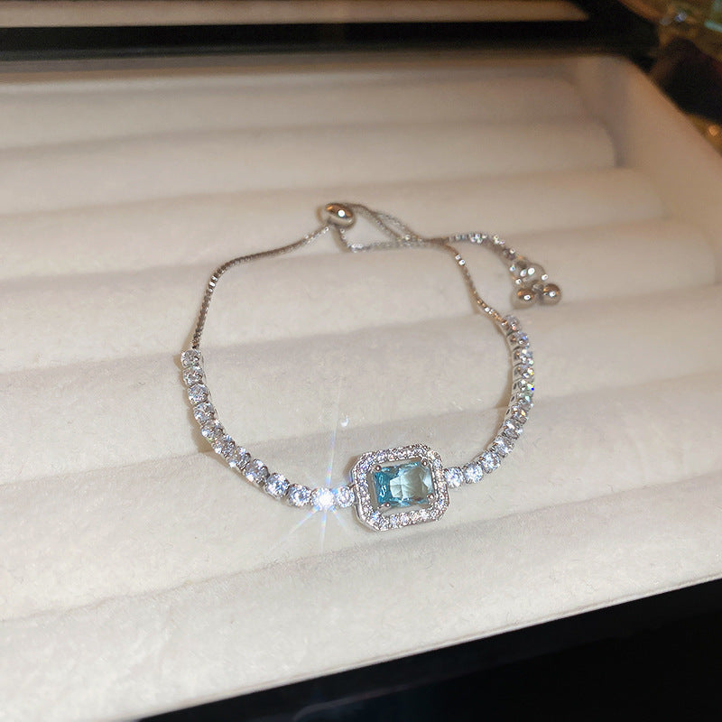 Chic Gold Plated Colorful Zircon Adjustable Bracelet 6W6JBR718