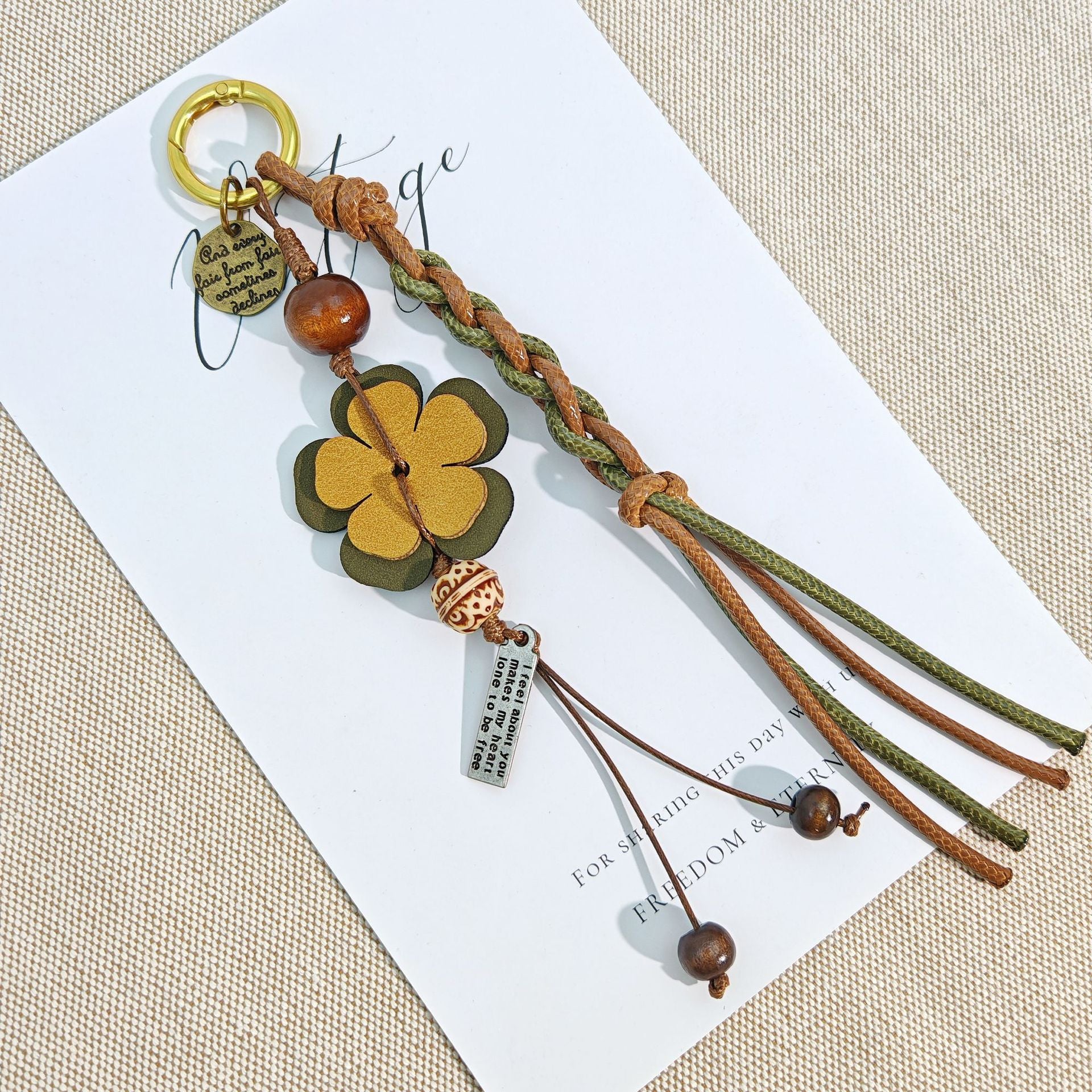 Vintage Beaded Tassel Charm - DippedShop Wholesale - #8435