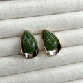 Vintage Resin Teardrop Drop Stud Earrings 6W6JER616
