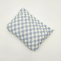 Large Plaid Knit Makeup Bag - DippedShop Wholesale - #3955