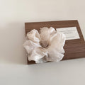 Mesh Ruffle Pearl Hair Scrunchie MK2BW6W6HSR03