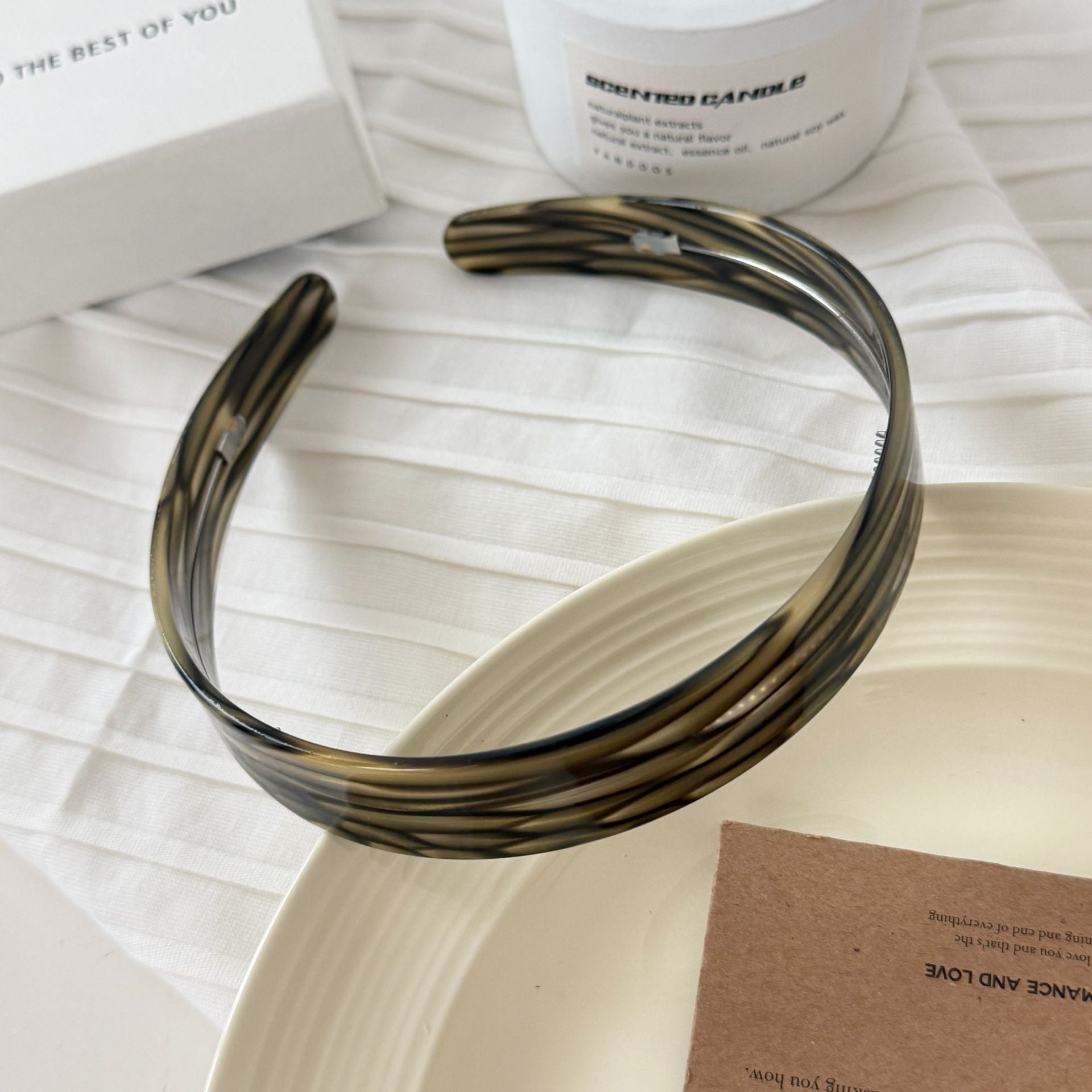 Vintage Acetate Teeth Headband - DippedShop Wholesale - #9235