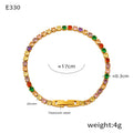 French Style Cubic Zirconia Tennis Bracelet 6W6JBR508
