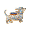 Christmas Series Enamel Rhinestone Brooch 6W6JPB63