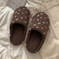Fresh Floral Print Soft Plush Indoor Slippers 6W8FSP229