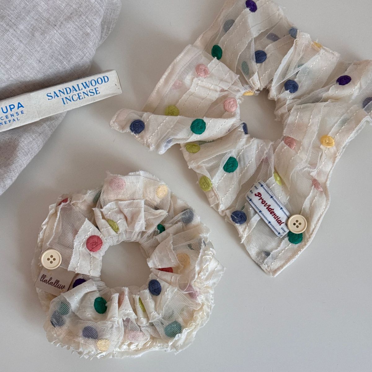 Cute Colorful Polka Dots Stretchy Hair Scrunchies MK2BW6W6HSR90