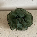 Plaid Polka Dot Mesh Fluffy Hair Scrunchie MK2BLW6W6HSR35