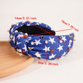 Color Block Star Pattern Pearl Hair Band 8AS6HBD56T