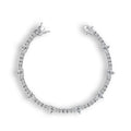 Trendy Heart Colorful Cubic Zirconia Chain Bracelet 6W6JBR383
