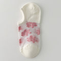 Floral Mesh Sheer Socks - DippedShop Wholesale - #1843