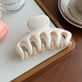 Minimalist Solid Color Durable Large Hair Claw 8AS6HCP280L