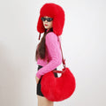 Fluffy Faux Fur Large Capacity Crossbody Bag 6W10BBG2387