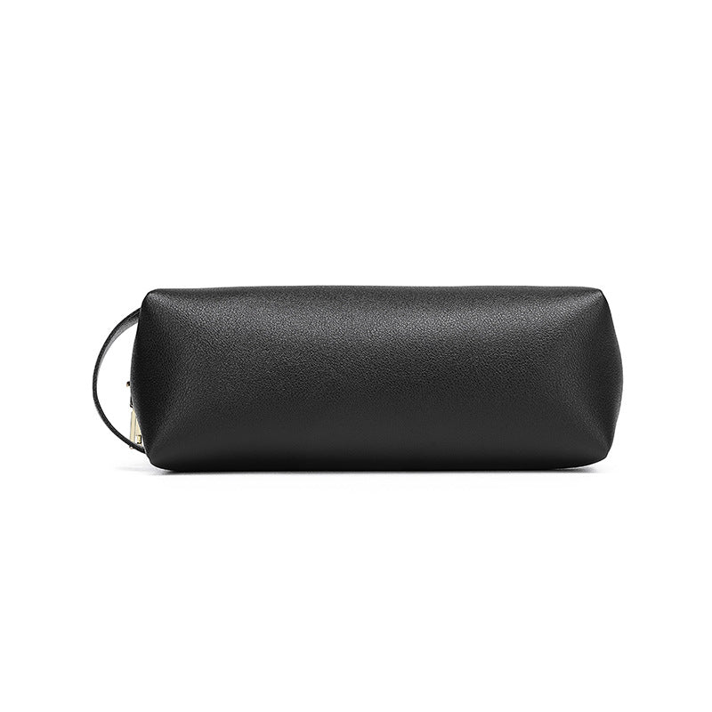 Minimalist Large Capacity PU Pencil Case with Handle 6S10BOB1055