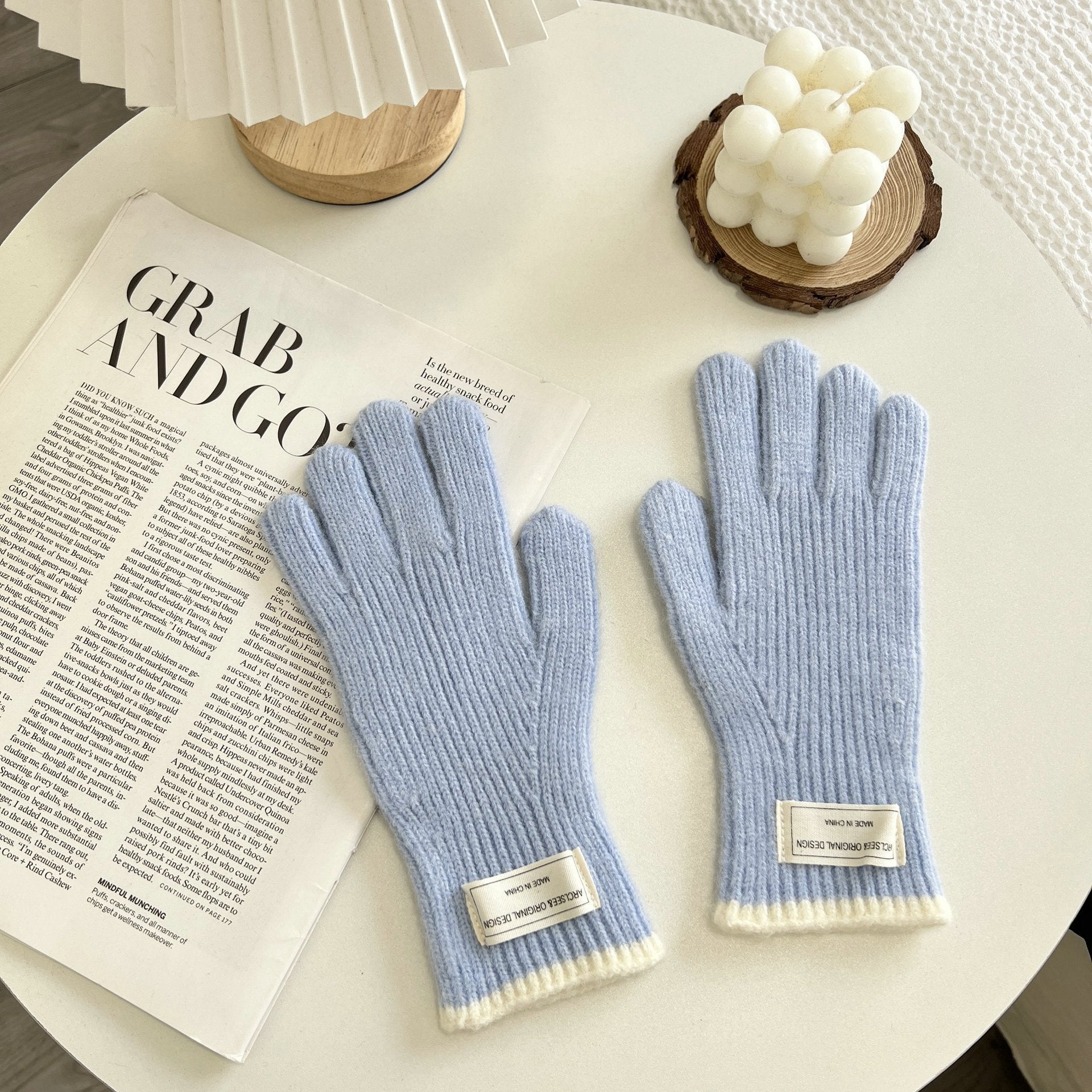 Touch Screen Knit Gloves - DippedShop Wholesale - #9379
