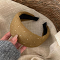 Polka Dot Wide Headband - DippedShop Wholesale - #6643