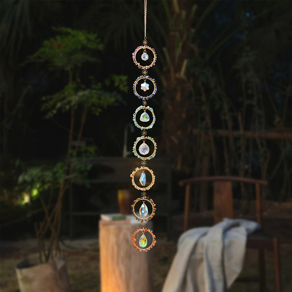 Crystal Dream Catcher Suncatcher - DippedShop Wholesale - #4803