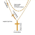 Gold Plated Layered Necklace - DippedShop Wholesale - #8883