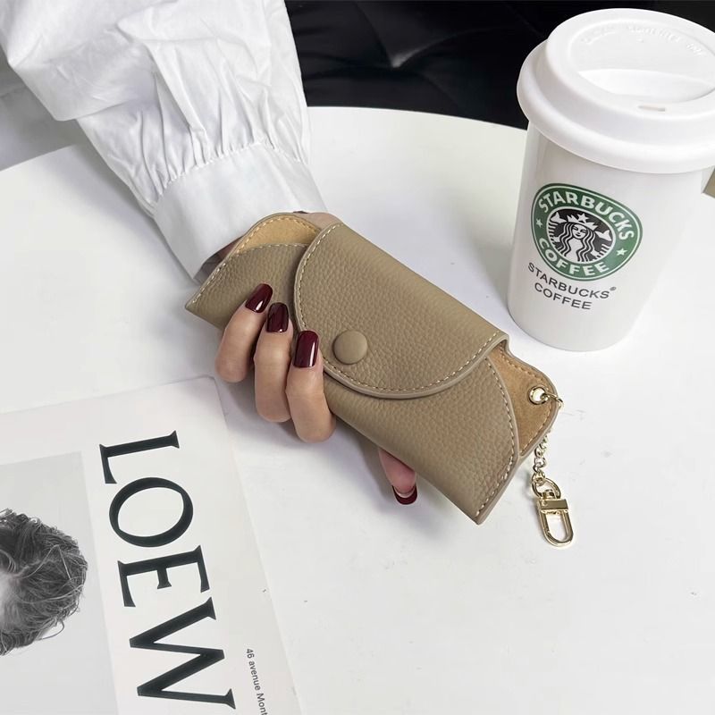 Solid Color Flip Over Portable Sunglasses Case MK2BLC6W13HSY47
