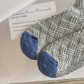 Vintage Argyle Ripple Textured Mid Calf Socks 6W8FSO774