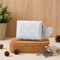 Minimalist Polka Dots Heart Charm Trifold Wallet 6S10BWB97