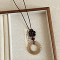 Minimalist Resin Hollow Geometry Pendant Necklace 6W6JNC680