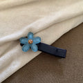 Vintage Crystal Flower Barrette - DippedShop Wholesale - #0531