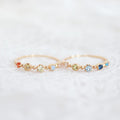 Trendy Gold Plated Colorful Zi - DippedShop Wholesale - #1507