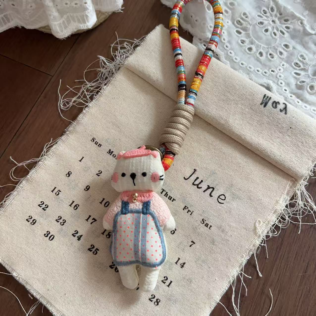 Cute Belly Lamb Doll Keychain Bag Charm 6W10BBC426