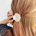 Iridescent Rhinestone Shell Acetate Hair Clip 6W6HCP1270