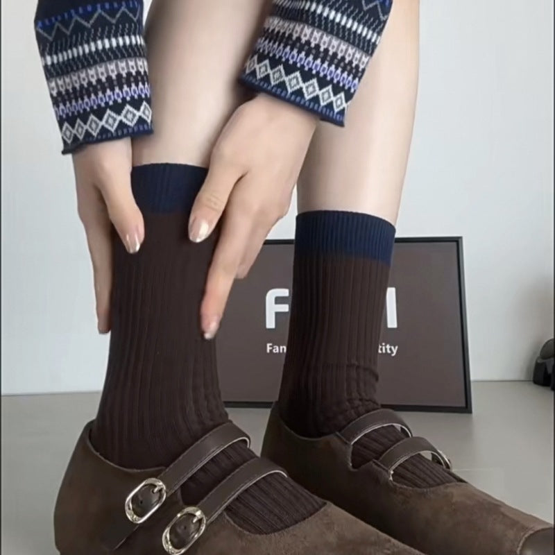 Striped Scrunch Socks - DippedShop Wholesale - #9283