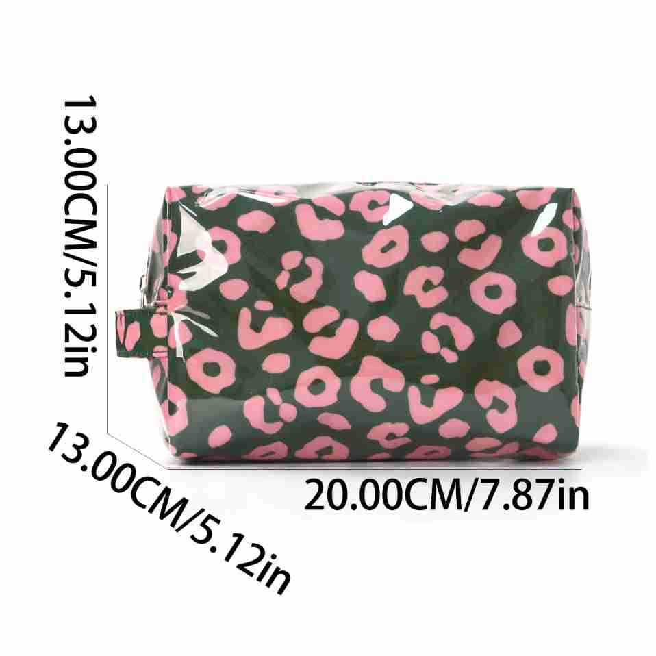 Stylish Leopard Print Waterproof Portable Cosmetic Bags MK2BLW6C5CO10