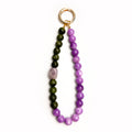 Natural Stone Beaded Keychain - DippedShop Wholesale - #3651