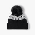 Jacquard Pompom Knit Beanie - DippedShop Wholesale - #1267