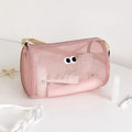 Simple Eye Embroidered Mesh Makeup Bag MK2BW6S10BOB116