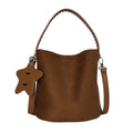 Vintage Large Capacity Suede Bucket Bag 6W10BBG1848