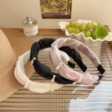 Pearl Braided Mesh Sweet Headbands DP25B872