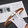 Elegant Skinny Dress Belt Leather Waist Belt 6W6JBT157