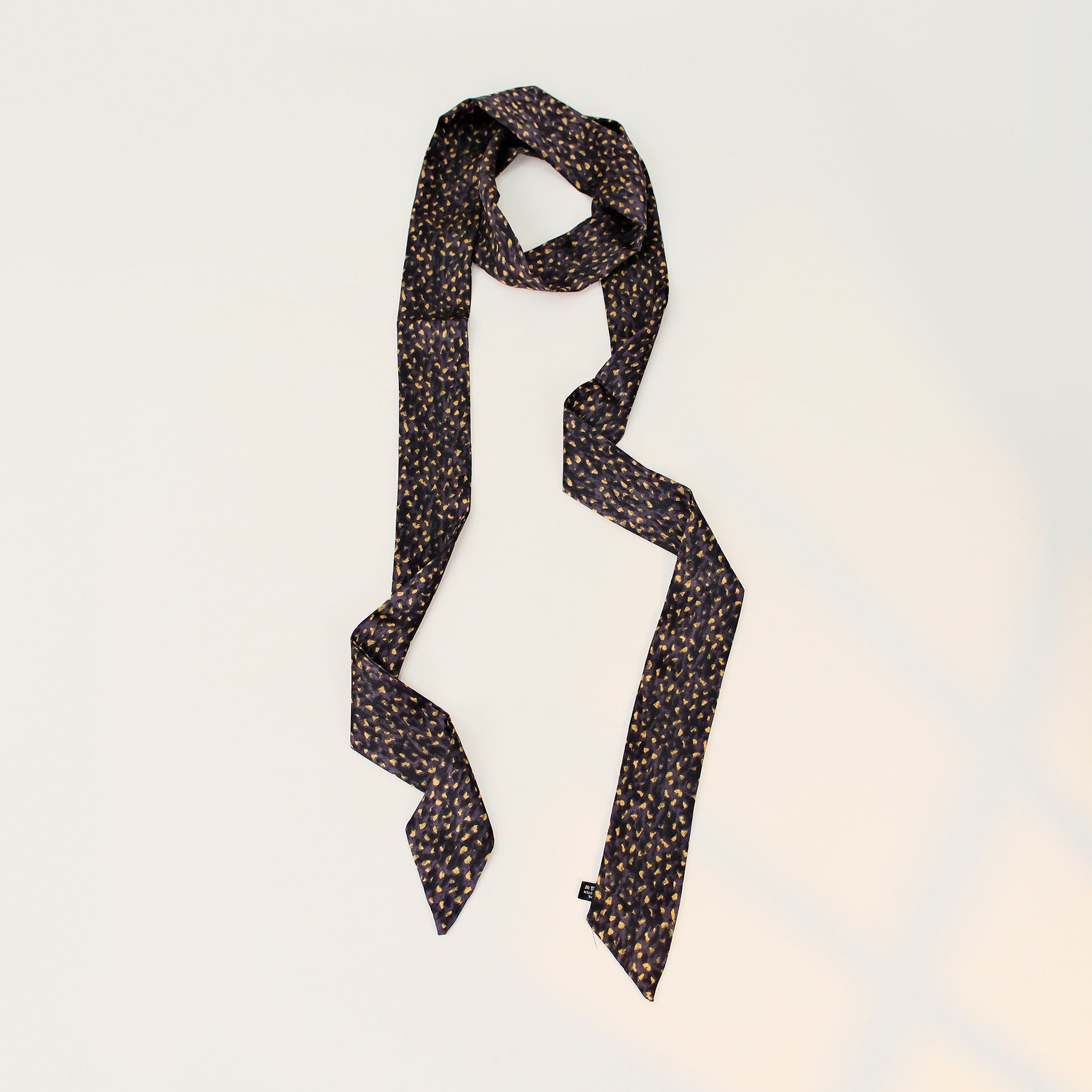 Vintage Leopard Print Silk Scarf 6W6NSI255