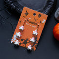 Halloween Rhinestone Skeleton Ghost Tassel Earrings 6W6JER550