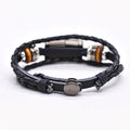 Retro USA Flag Hand Woven Adjustable Bracelet 8ZA6JBR134T