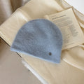 Slouchy Solid Color Warm Knit Beanie Hat 6W6HAT659