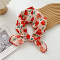 Flower Print Square Scarf - DippedShop Wholesale - #2323