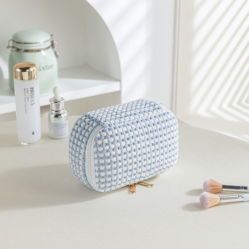 Velvet Travel Makeup Bag - DippedShop Wholesale - #4563