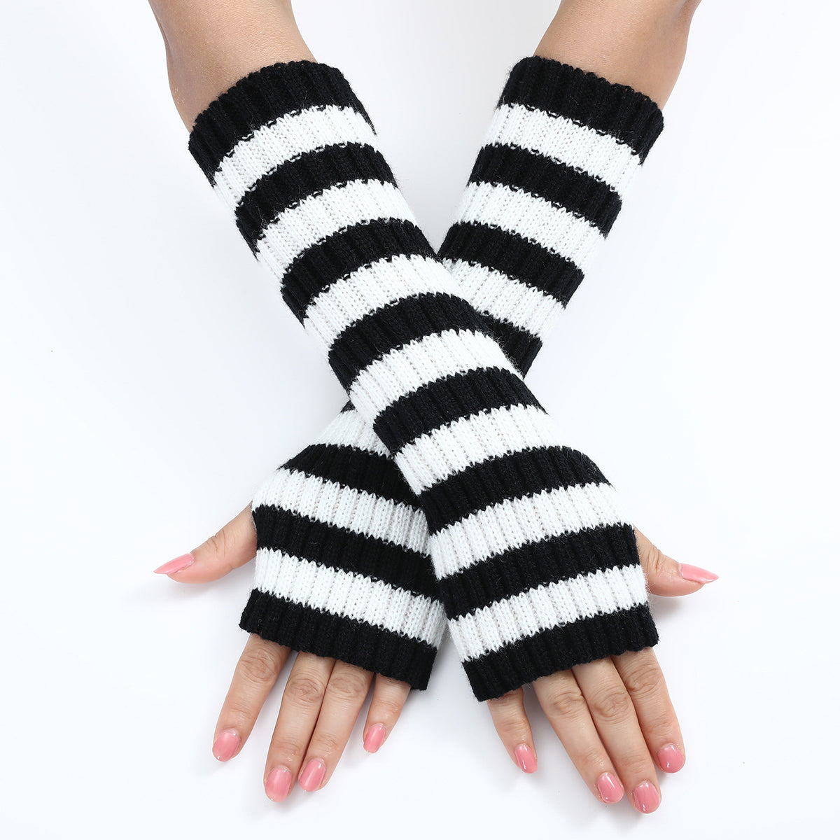 Fingerless Arm Warmers Gloves - DippedShop Wholesale - #0691