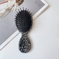 Vintage Leopard Oval Handle Acetate Comb MK2PPM6CT5CB33
